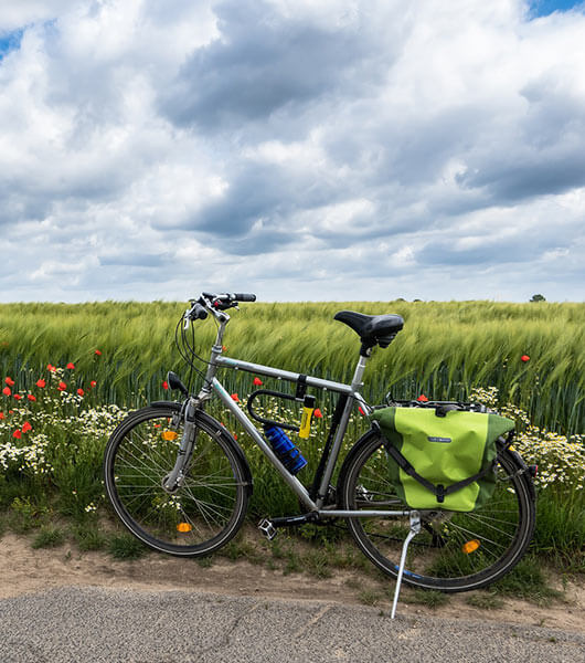 Radurlaub an der Ostsee