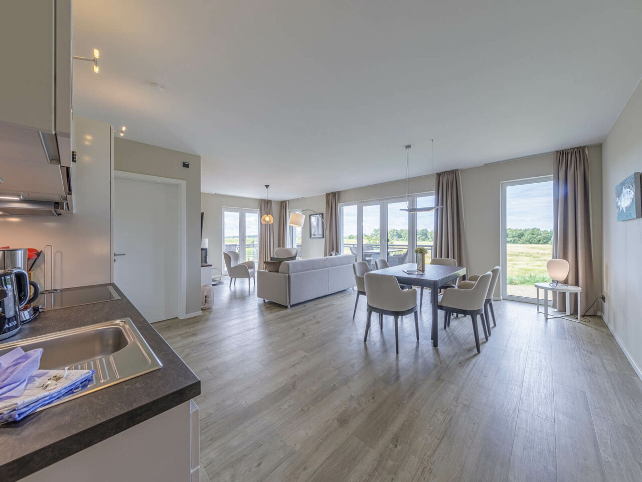 Modern ausgestattete Ferienwohnung an der Ostsee