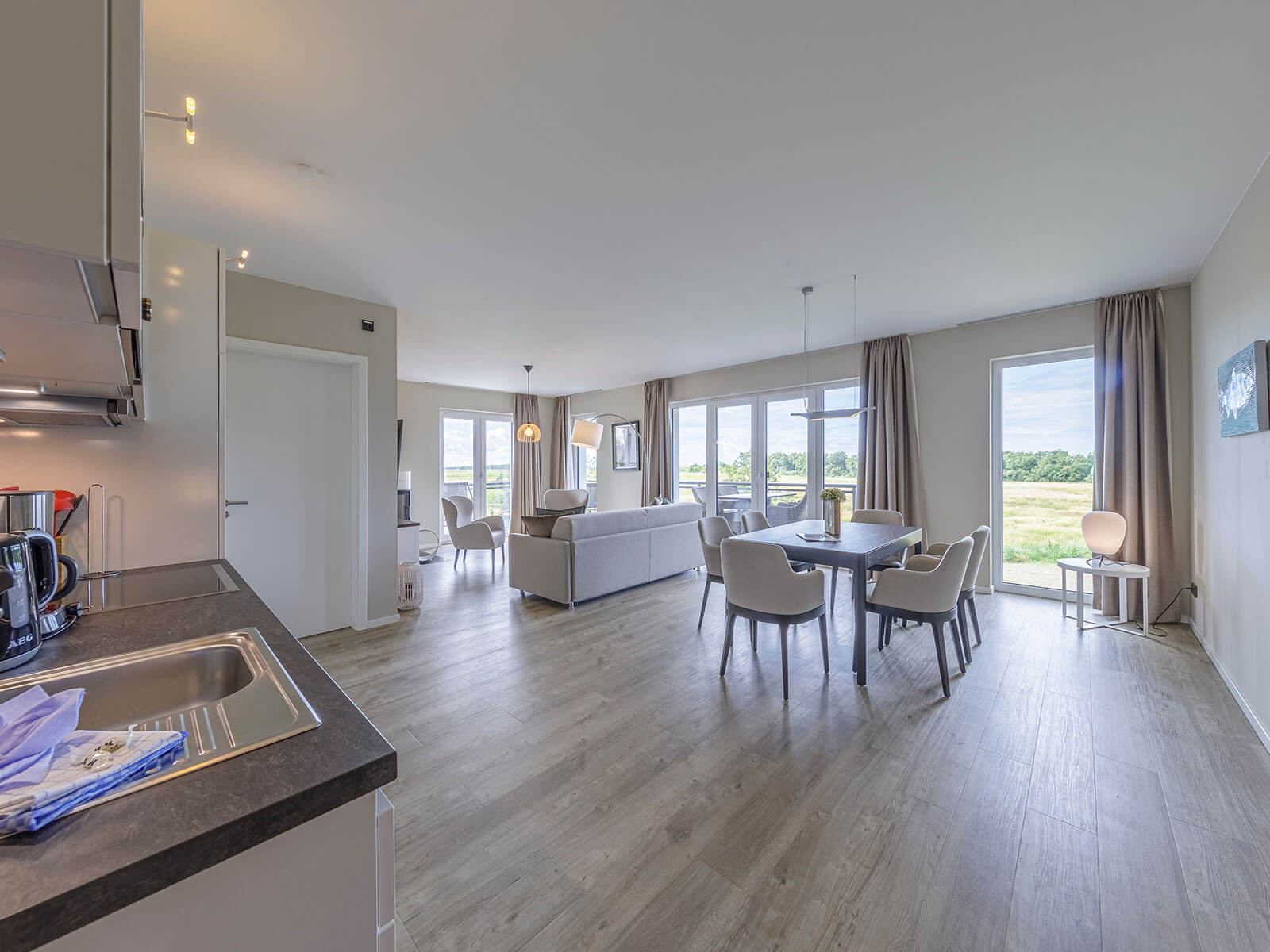 Modern ausgestattete Ferienwohnung an der Ostsee