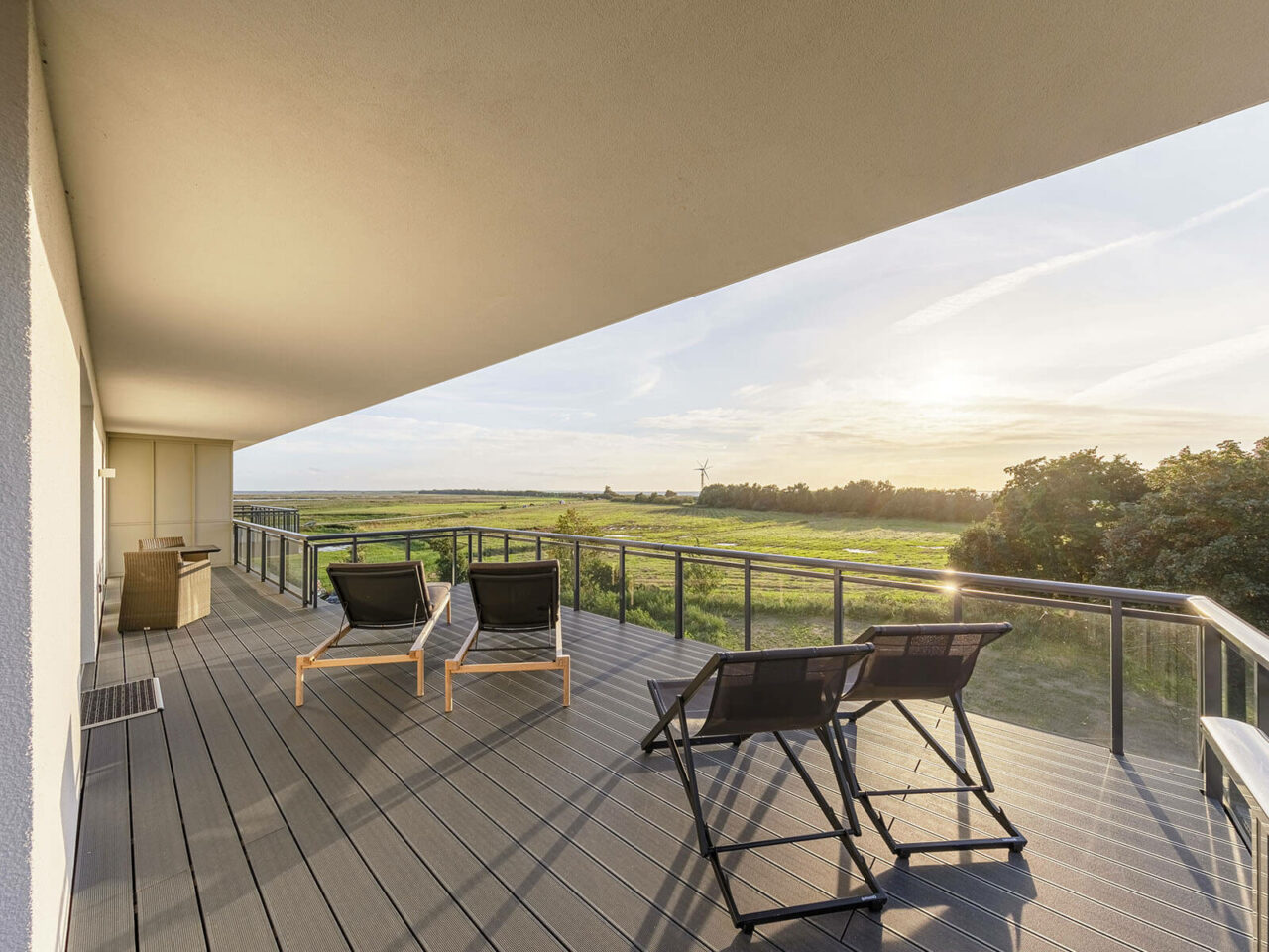 Modern ausgestattete Ferienwohnung mit großartigem Blick an der Ostsee