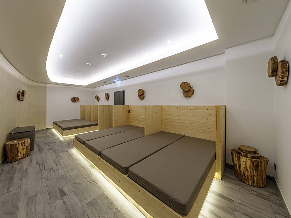 Moderner Ruheraum im Wellnessbereich - Ostseeurlaub Wustrow